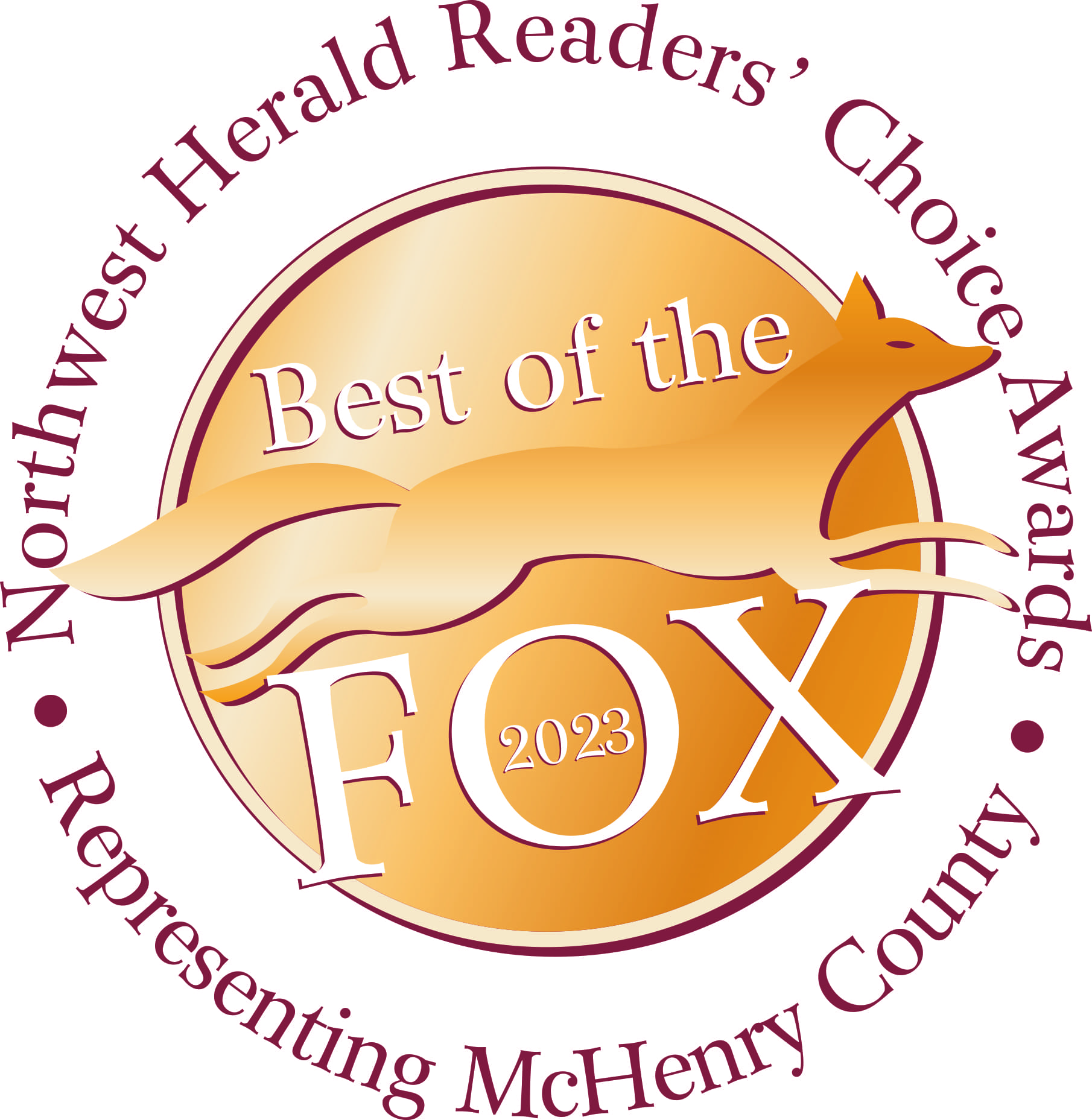 Best of the Fox McHenry County award badge