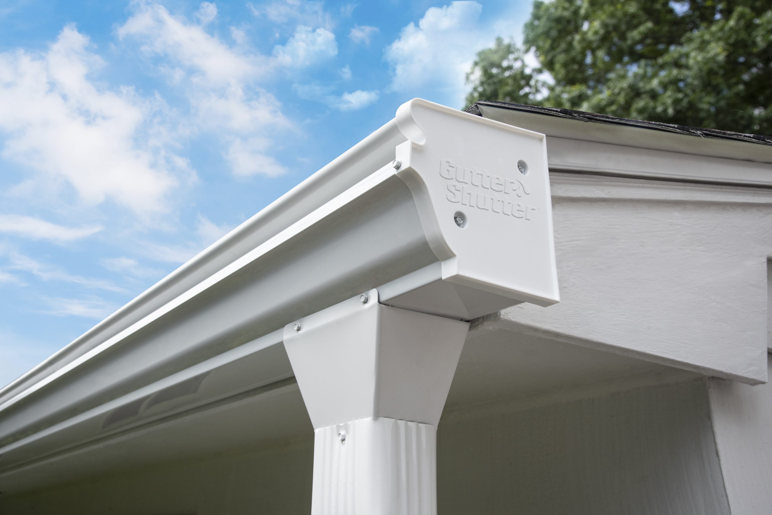 Seamless gutter installation with GutterShutter guard system in Crystal Lake
