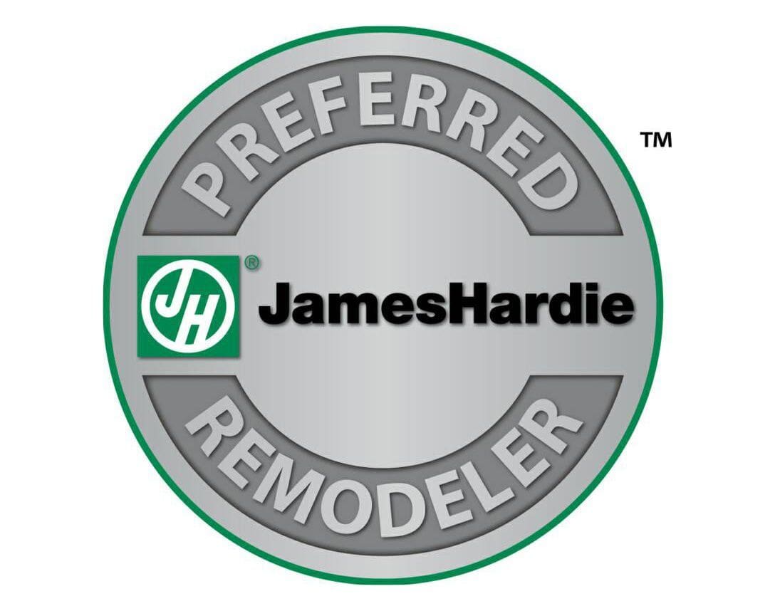 James Hardie Preferred Remodeler certification badge
